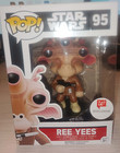 Funko Pop Star Wars Ree Yees Walgreens Exclusive #95 w/Pop Protector