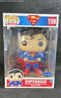New Funko Pop Superman Jumbo 10 Inch DC Super Heroes #159 Walmart Exclusive