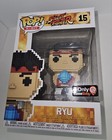 Funko Pop! Street Fighter Ryu 8-Bit Figure #15 GameStop Exclusive