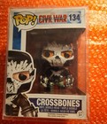 Funko Pop! MARVEL Captain America Civil War - Crossbones #134 Bobble-Head NEW