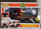 Batman Batmobile Funko POP! Rides #01 Toy Tokyo Exclusive Chrome