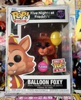 Funko Pop Games Five Nights At Freddy's Balloon Foxy Flocked #907 Free Protector
