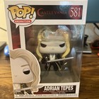 2019 Funko Pop! Animation Netflix Castlevania 581 Adrian Tepes Minor Box Dmg