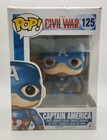 Funko Pop! Captain America #125 Marvel Civil War Bobble Head Boxed