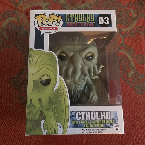 Funko Pop! Books: Hp Lovecraft -  Cthulhu #03 Master Of R'Lyeh - New In Box!