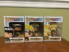 Funko Pop Naruto Shippuden, Might Guy 1414, and 2-Naruto Uzumaki #1318 and #1465