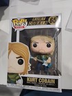 Funko Pop Rocks #65 Kurt Cobain With Blue Guitar Nirvana 2018 Vinyl Figure