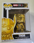 Funko Pop ! Marvel Studios Gold Chrome Thor 381 First Ten Years - Vaulted