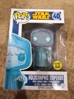 Funko Pop Star Wars Emperor Holographic Vinyl Figure #40 GITD Exclusive DAMAGED
