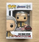 Funko Pop Marvel Avengers Endgame Old Man Steve #915 + Free Protector