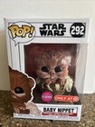 Funko Pop Star Wars 292 Baby Nippet Ewok FLOCKED  Target Exclusive