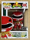 Funko Pop! Television Dragon Shield Red Power Ranger #528 Vaulted 2017 Exclusive