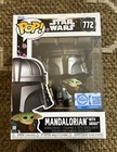 Funko Pop! Star Wars Mandalorian with Grogu, #772 Target Exclusive, New & Sealed