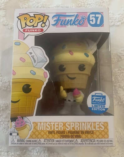 FUNKO POP ! MISTER SPRINKLES 57 FUNKO LIMITED EDITION VANILLA