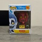 Funko Pop Hades 381 Red Glow Chase Hot Topic Exclusive Disney 2018 Hercules