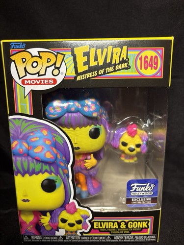 Funko Pop! Movies Elvira Mistress Of The Dark Elvira & Gonk 1649 Protector Offer