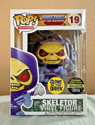 Funko Pop Motu Skeletor #19 Gemini Collectibles Glows In The Dark LE 480 Piece