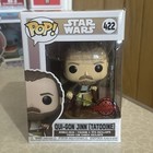 Funko Pop Star Wars : Qui-Gon Jinn (Tatooine) #422 Vinyl Exclusive