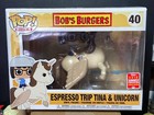 Funko POP Bob's Burgers 40 Convention Exclusive Espresso Trip Tina & Unicorn