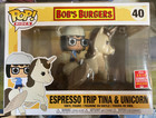 Funko Pop! Rides: Bob's Burgers - Espresso Trip Tina and Unicorn