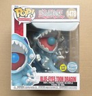 Funko Pop Yu-Gi-Oh! Blue-Eyes Toon Dragon GITD 6" #1478 + Free Protector