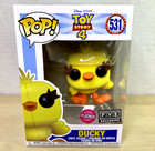 Funko Pop Disney Ducky 531 FYE Exclusive Flocked Pixar Toy Story 4 Vaulted