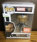 Funko Pop Marvel Collector Corps 85 Years Iron Man #1424 With Protector