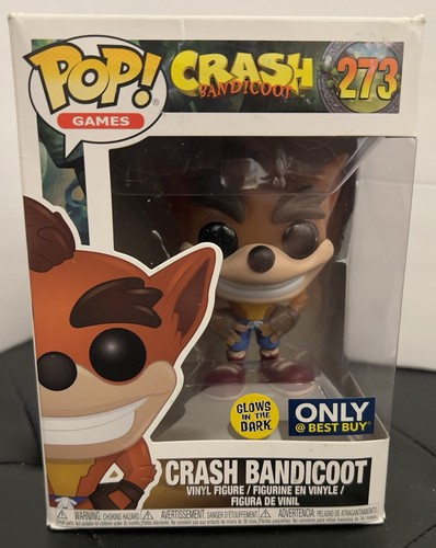 Funko Pop! Crash Bandicoot #273 Glow In The Dark Best Buy Exclusive