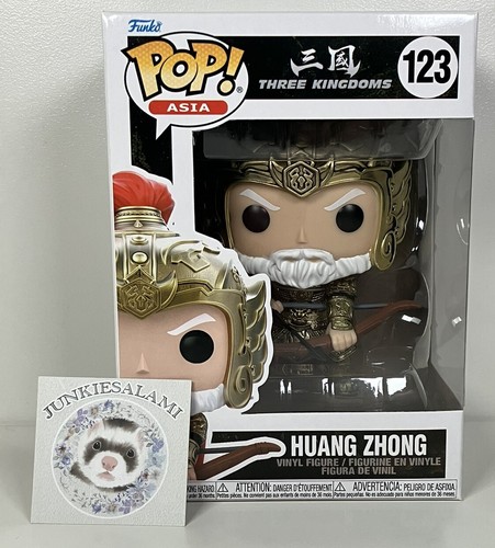 FUNKO POP THREE KINGDOMS - HUANG ZHONG #123 Vinyl Figure