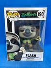 Funko Pop! Disney: Zootopia - Flash #190  - Vaulted Box Dmg  See Pics