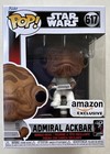 Funko Pop! Star Wars Admiral Ackbar Amazon Exclusive 617 with Protector