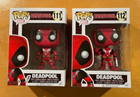 Funko Pop! Marvel Deadpool with Swords #111 + Thumbs Up #112