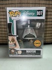 Funko Pop! Disney Mayor #807 (Chase) Vinyl Figure W/protector