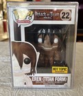 Funko Pop Eren Titan Form #22 Exclusive Hot Topic Attack On Titan Figure OgOwner