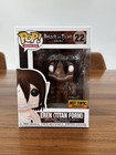 Funko Pop #22 Attack On Titan Eren Titan Form Hot Topic VAULTED w/ Protector
