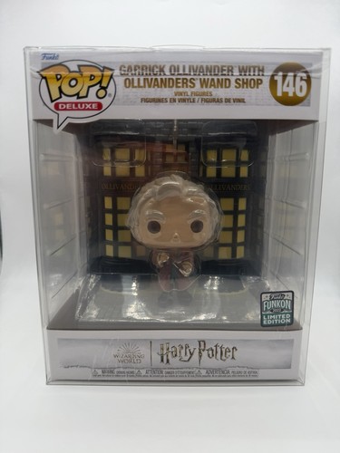 Garrick Ollivander With Ollivanders Wand Shop Funko Pop 146 W/ Protector