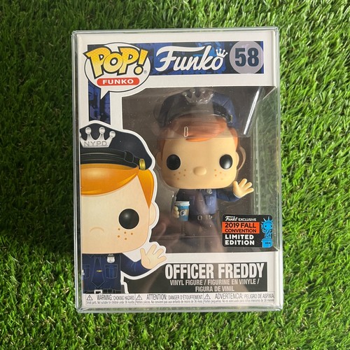 Funko Pop! Officer Freddy #58 2019 Fall Convention NYCC Exclusive w/protector