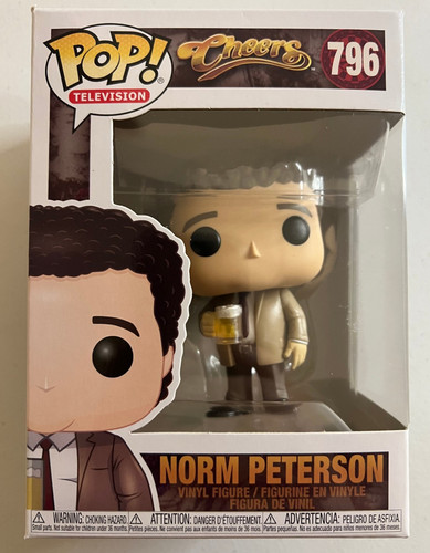 Funko Pop! Television TV Cheers Norm Peterson #796 Vaulted Vinyl Figure