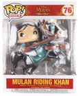 Disney Figurine Figure Funko POP Rides 76 Mulan Riding Khan Vinyl Figure