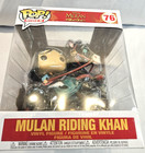 NEW Funko Pop! Rides: Disney Mulan Riding Khan 6 inch Horse Vinyl Figure #76