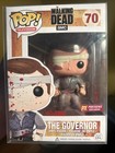 Funko Pop Walking Dead THE GOVERNOR BLOODY 70 PX Previews Exclusive W/ Protector