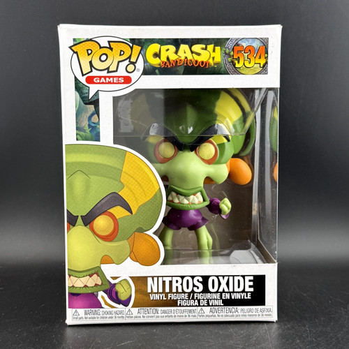 Funko Pop! Nitros Oxide #534 Crash Bandicoot Games + POP Protector Nitrous