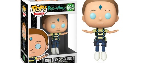 Funko Pop! Rick And Morty Floating Death Crystal Morty Walmart Exclusive 664