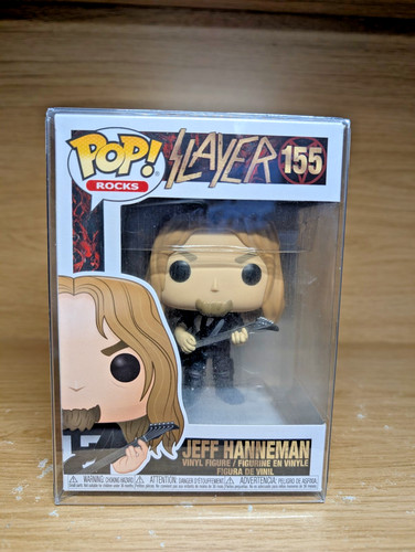 Funko POP! Rocks Slayer Jeff Hanneman #155 Rare Vaulted w/Pop Protector