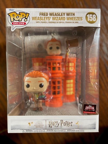 Funko Pop! Deluxe Harry Potter #158 Fred Weasley With Weasley’s Wizard Wheezes