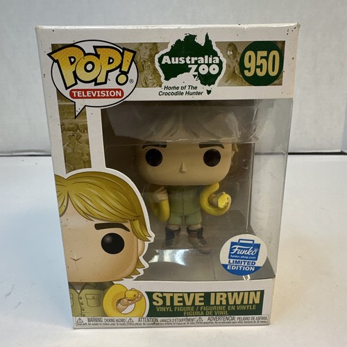 Funko Pop! Australia Zoo Steve Irwin With Snake Web Shop Exclusive #950 P8