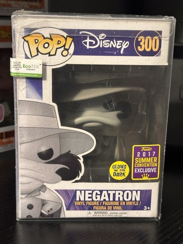 Funko Pop! Negatron #300 GITD Vinyl Figure Disney Darkwing Duck Summer 2017