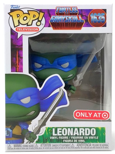 Funko POP! Turtles of Grayskull Leonardo #1635 Target Exclusive with Protector
