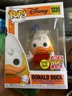 Funko POP Disney Trick or Treat #1219 Minnie Mouse & #1220 Donald Duck GLOW GITD