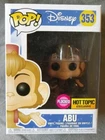 ABU FLOCKED Disney Pop funko 353 HOT TOPIC Exclusive Aladdin Monkey in Box